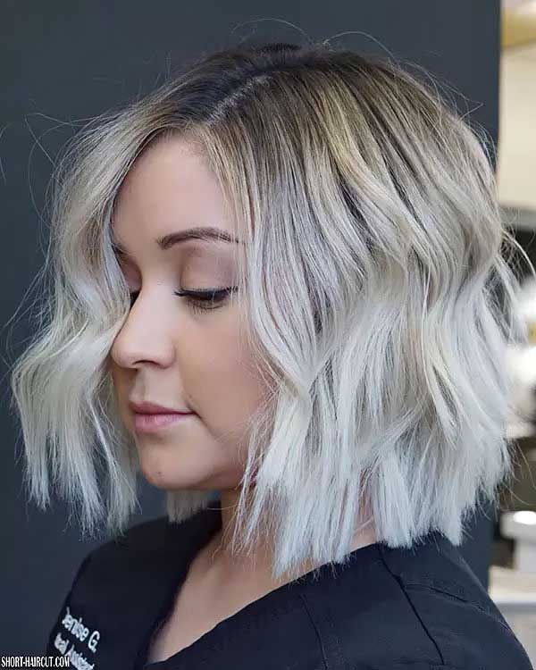 Short Haircuts For Thick Wavy Hair And Round Faces