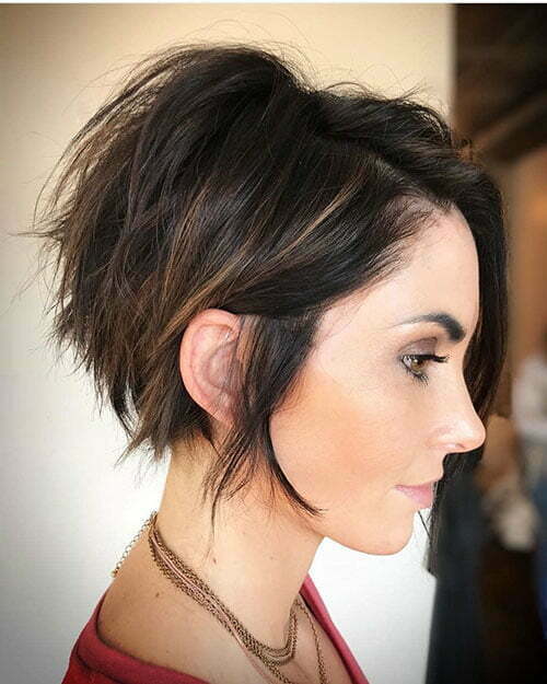 Short Messy Hairstyles For Thick Hair