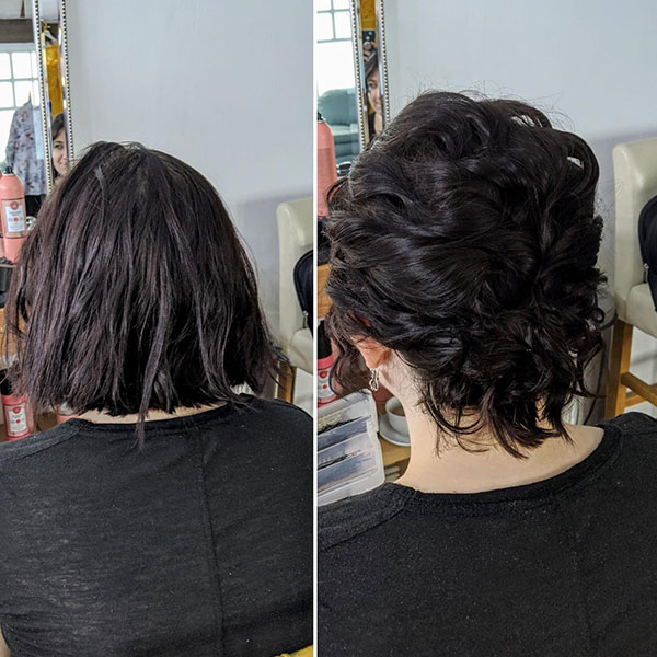 Easy Updos For Short Curly Hair