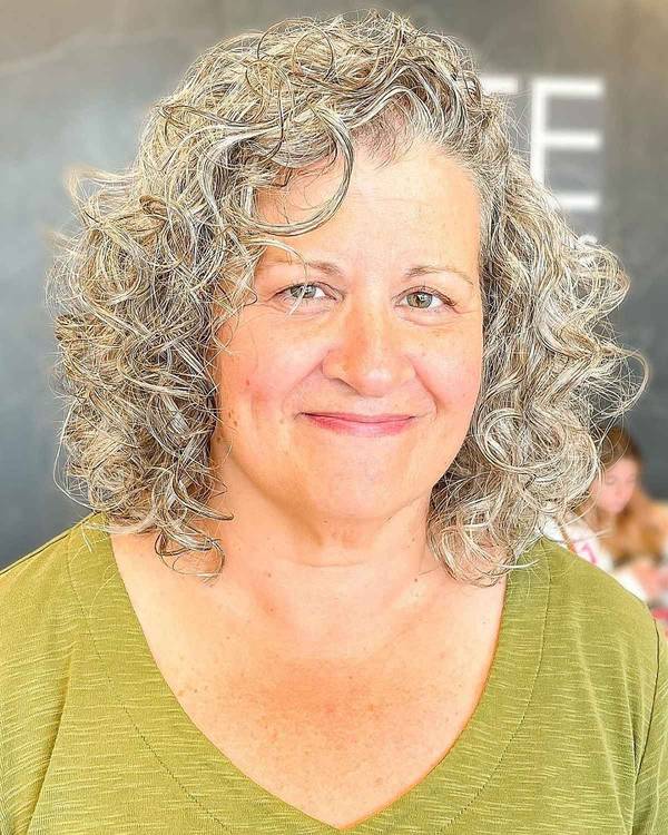 Short Curly Hairstyles For Square Faces Over 50