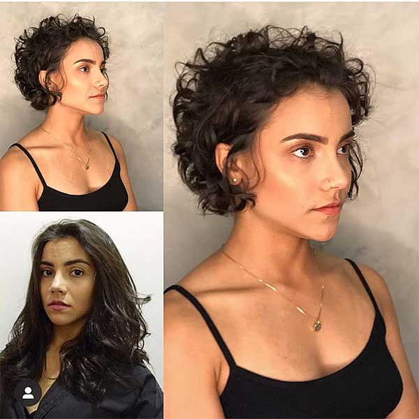 Short Thin Curly Hairstyles