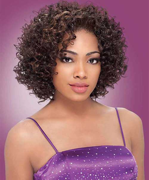Bob Cut Curly Weave Short Hairstyles