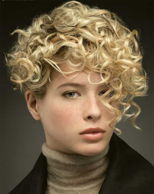 Funky Short Curly Pixie Hairstyles