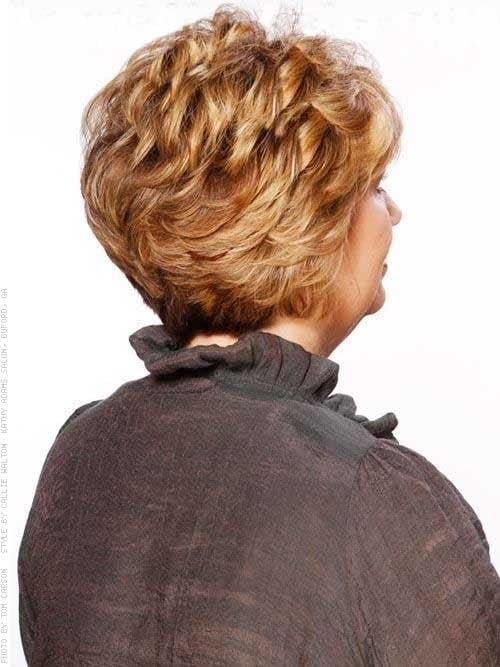 Back View Hairstyles Short Curly Hair Over 50