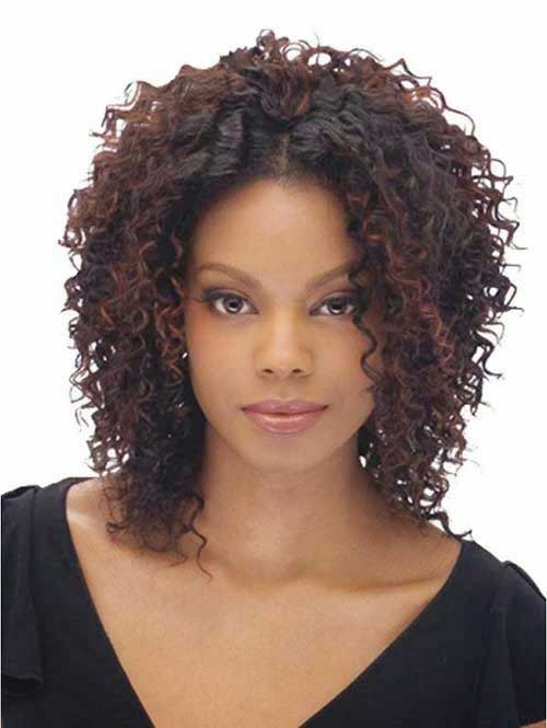 Layered Curly Weave Short Hairstyles