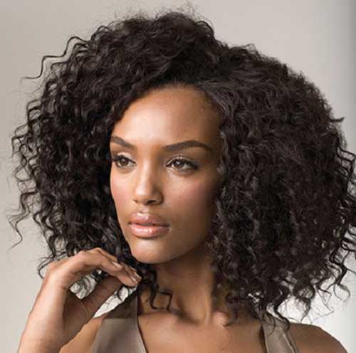 Natural Curly Weave Black Hairstyles