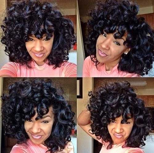Nice Curly Weave Short Hairstyles