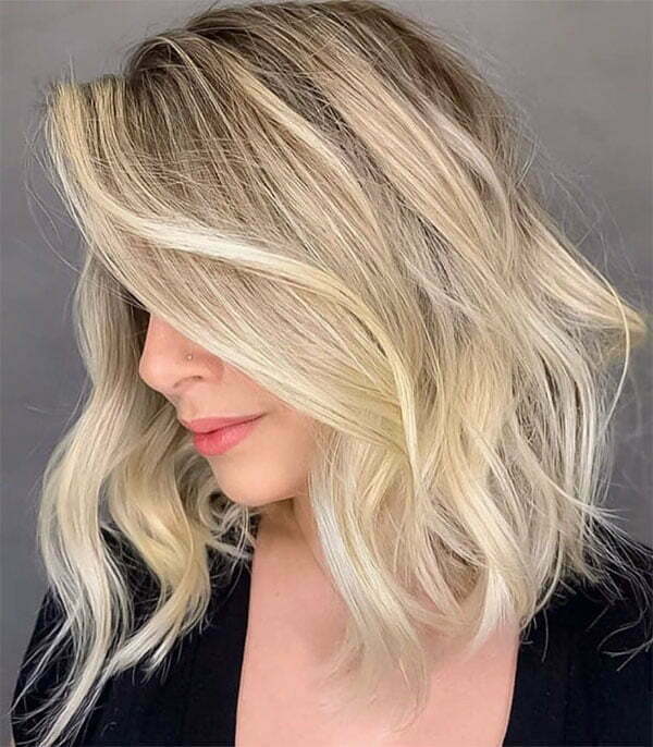 pictures of short wavy hairstyles 2021
