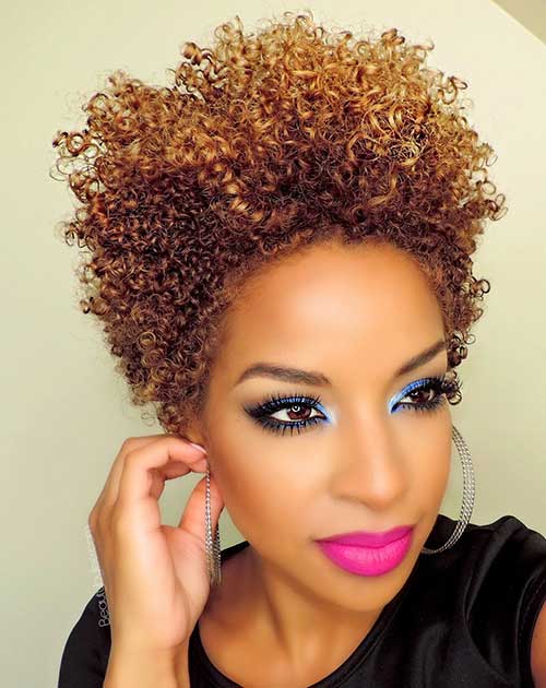 Short Curly Afro Styles