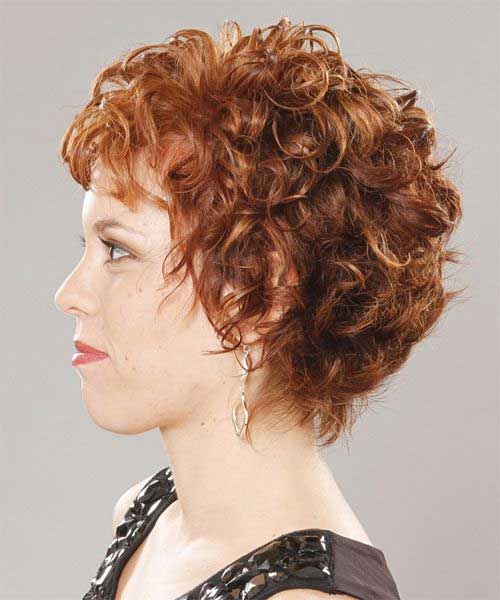 Short Curly Haircuts Layered Style