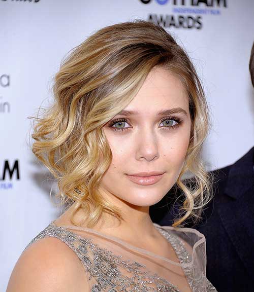 Short Bob Hairstyles for Wavy Hair And Round Face
