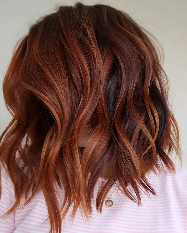 Short Brown Red Hair Color